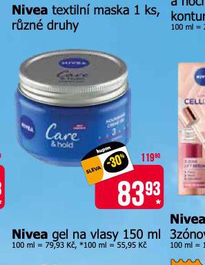 NIVEA GEL NA VLASY