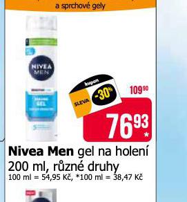 NIVEA MEN GEL NA HOLEN