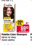 PALETTE COLOR SHAMPOO BARVA NA VLASY