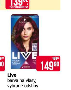 LIVE BARVA NA VLASY