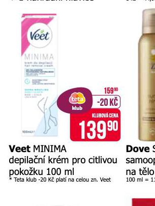 VEET MINIMA DEPILAN KRM