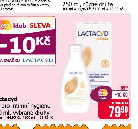 LACTACYD GEL PRO INTIMN HYGIENU