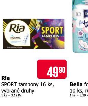 RIA SPORT TAMPONY