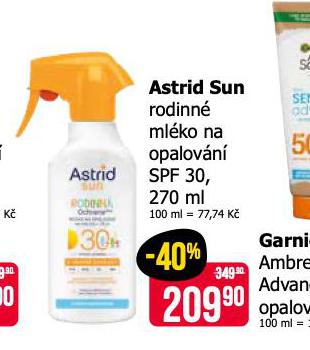 ASTRID SUN RODINN MLKO NA OPALOVN