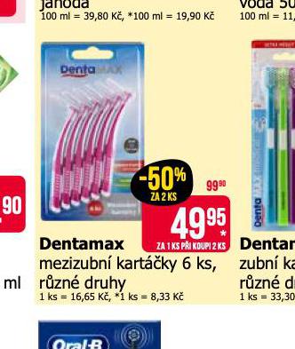 DENTAMAX MEZIZUBN KARTKY