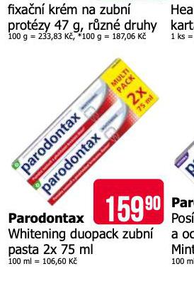 PARODONTAX WHITENING ZUBN PASTA