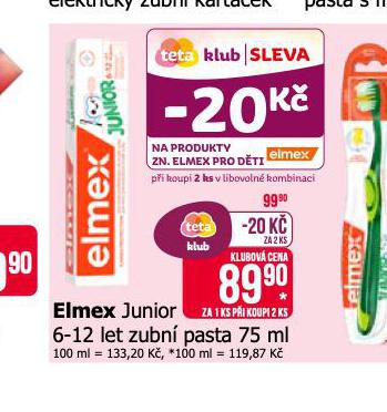 ELMEX JUNIOR ZUBN PASTA