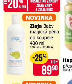 ZIAJA BABY MAGICK PNA DO KOUPELE