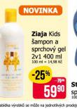 ZIAJA KIDS AMPON A SPRCHOV GEL