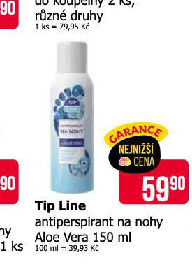 TIP LINE ANTIPERSPIRANT NA NOHY
