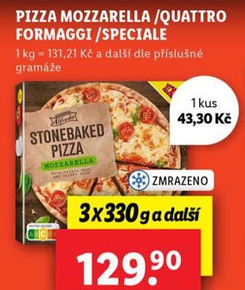 PIZZA MOZZARELLA