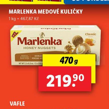 MARLENKA MEDOV KULIKY
