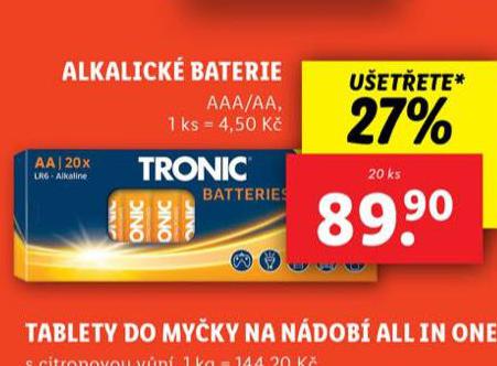 ALKALICK BATERIE