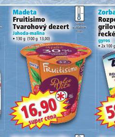 MADETA FRUISIMO TVAROHOV DEZERT