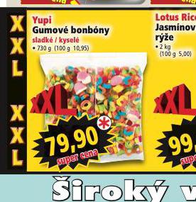 YUPI GUMOV BONBONY
