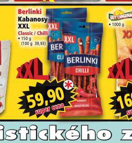 BERLINKI KABANOSY XXL