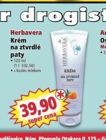 HERBAVERA KRM NA ZTVRDL PATY