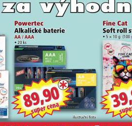 POWERTEC ALKALICK BATERIE