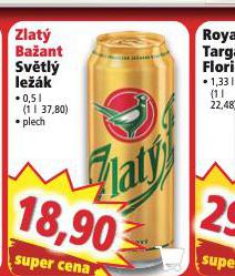 PIVO ZLAT BAANT