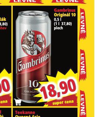 PIVO GAMBRINUS ORIGINL