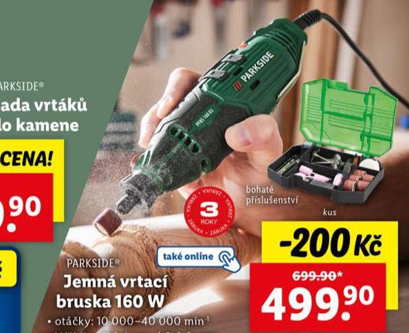 JEMN VRTAC BRUSKA 160 W