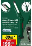 AKU VKLOPN LED SVTIDLO 8 W / 1 W