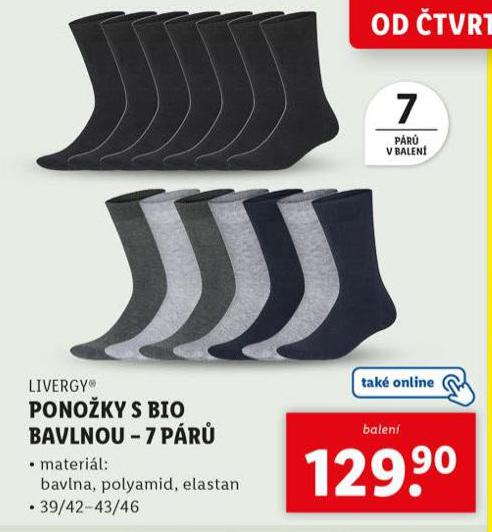 PONOKY S BIO BAVLNOU