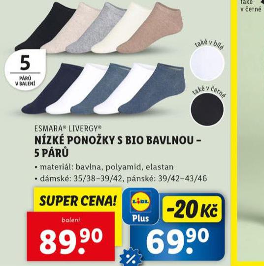 NZK PONOKY S BIO BAVLNOU