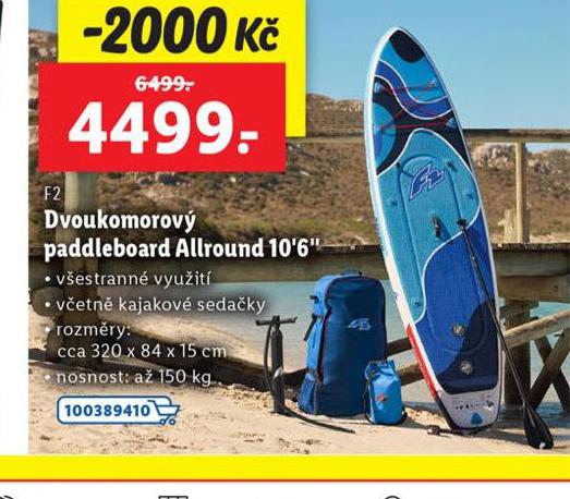 DVOUKOMOROV PADDLEBOARD ALLROUND 10,6"