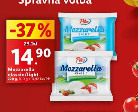 MOZZARELLA CLASSIC / LIGHT