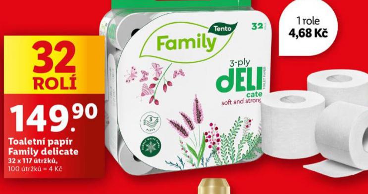 TOALETN PAPR FAMILY DELICATE