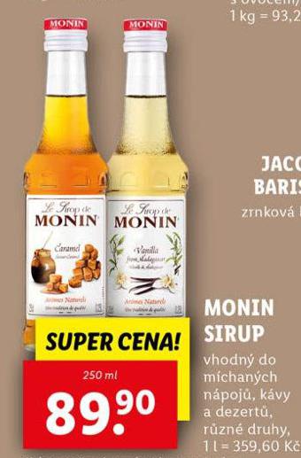 MONIN SIRUP