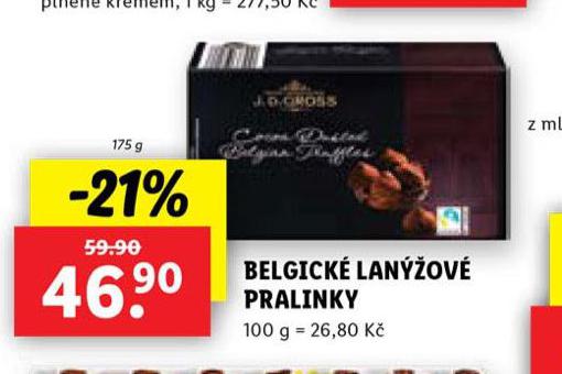 BELGICK LANݎOV PRALINKY