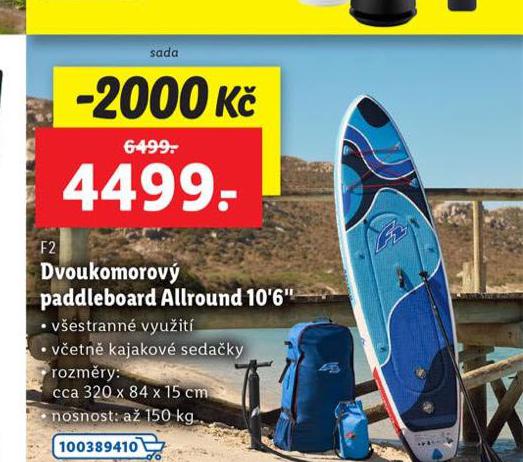 DVOUKOMOROV PADDLEBOARD ALLROUND 10,6"
