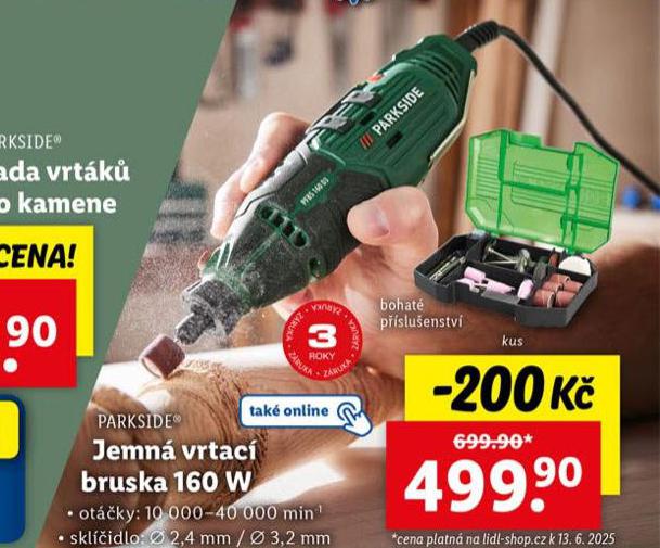 JEMN VRTAC BRUSKA 160 W