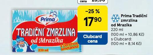 PRIMA TRADIN ZMRZLINA OD MRAZKA