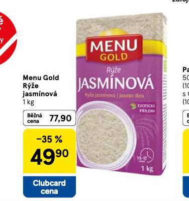 MENU GOLD RݎE JASMNOV