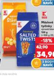 MÁSLOVÉ TYČINKY SÝROVÉ / SLANÉ