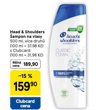 HEAD & SHOULDERS AMPON NA VLASY