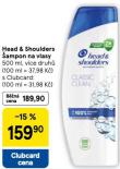 HEAD & SHOULDERS AMPON NA VLASY