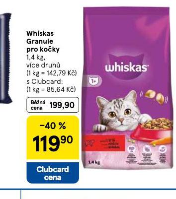 WHISKAS GRANULE PRO KOKY