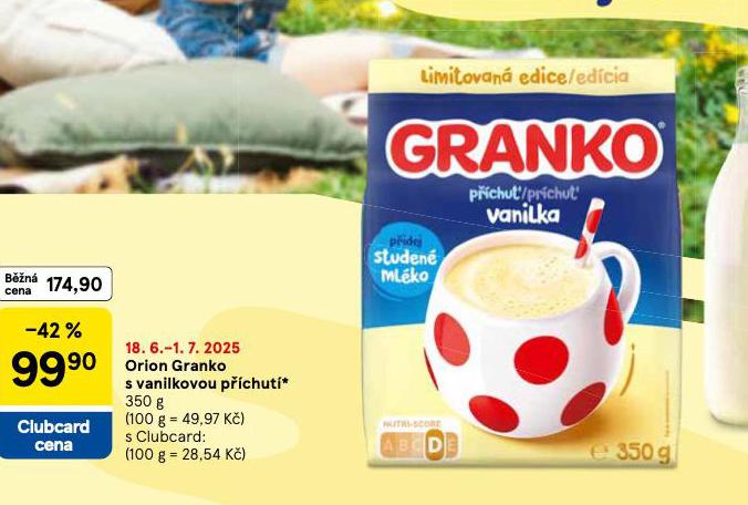 ORION GRANKO S VANILKOVOU PCHUT