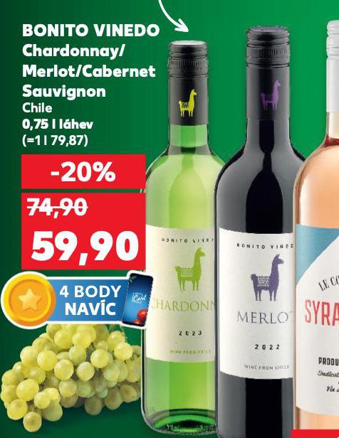 BONITO VINEDO MERLOT