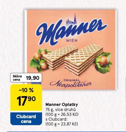 MANNER OPLATKY
