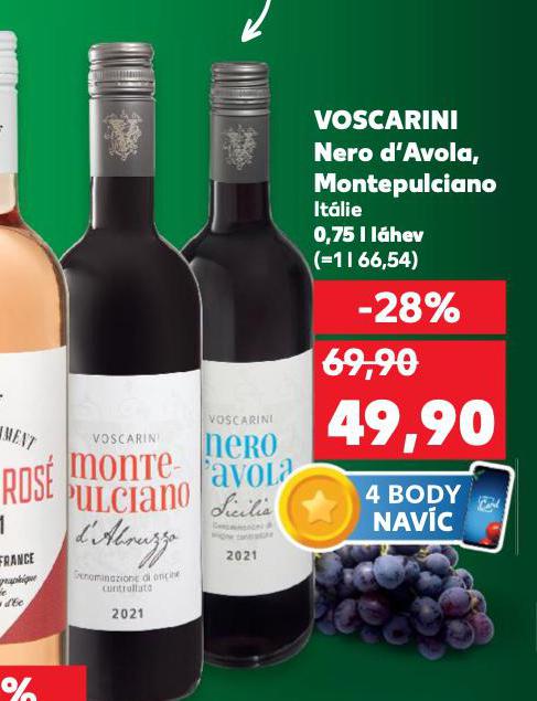 VOSCARINI NERO DAVOLA, MONTEPULCIANO