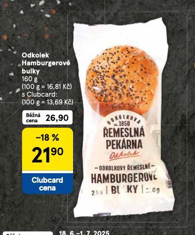 ODKOLEK HAMBURGEROV BULKY