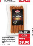 GRILOVACÍ KLOBÁSKY S CIBULKOU / S NIVOU
