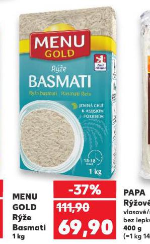 MENU GOLD RݎE BASMATI