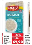 MENU GOLD RÝŽE BASMATI