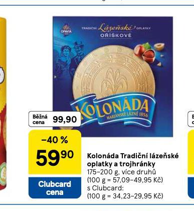 KOLONDA TRADIN LZESK TROJHRNKY